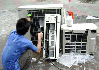 上海嘉定区格兰仕空调维修售后案例